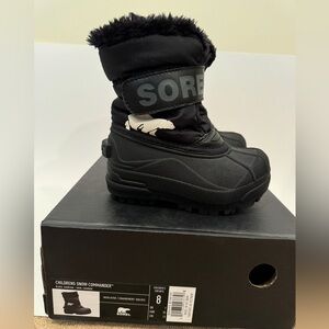 Sorel Children’s Snow Commander Boots - Size Toddler 8